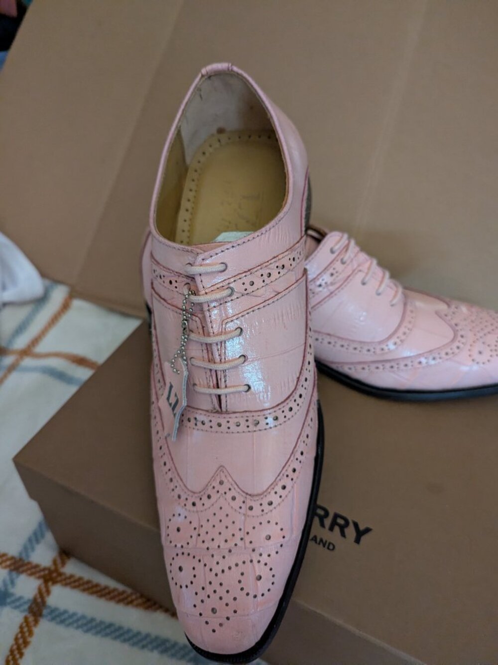 Liberty Zeno Men's Pink Derby's Size 9.5 New